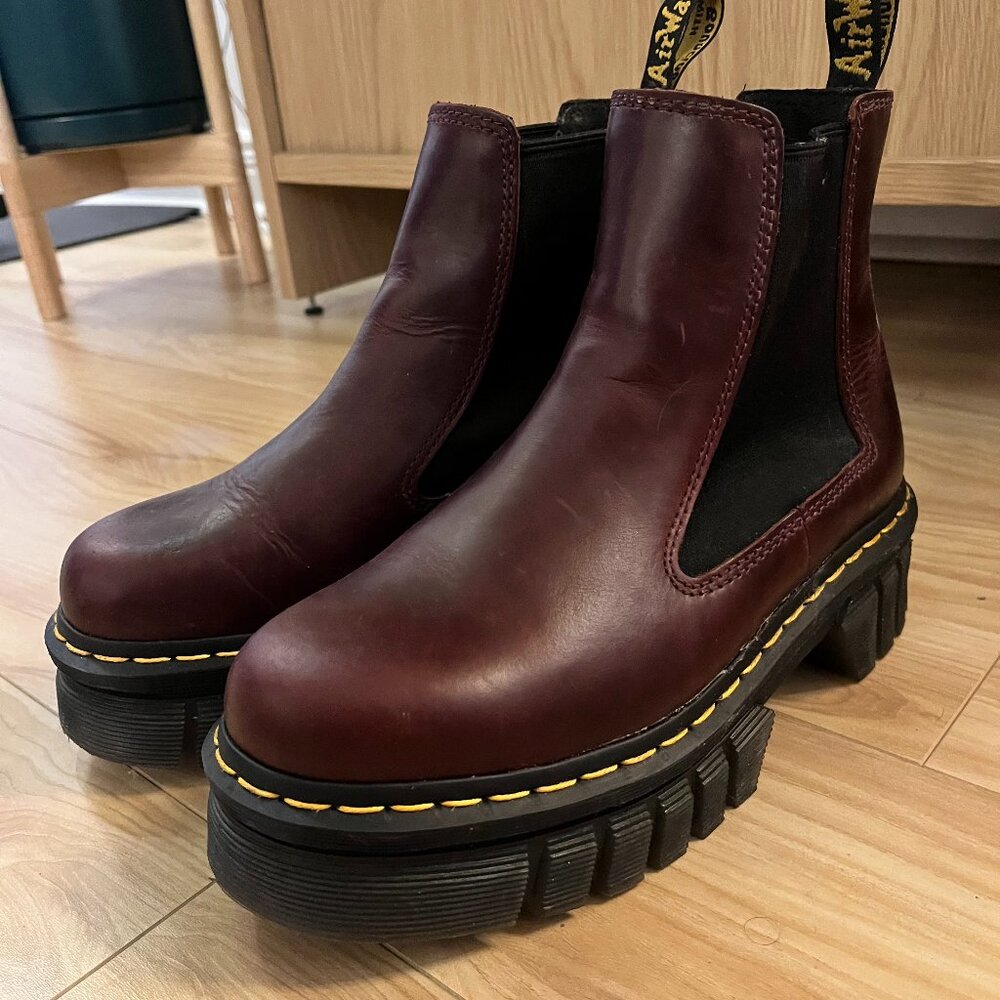 Dr. Martens Audrick Brando Leather Platform Chelsea Boot
